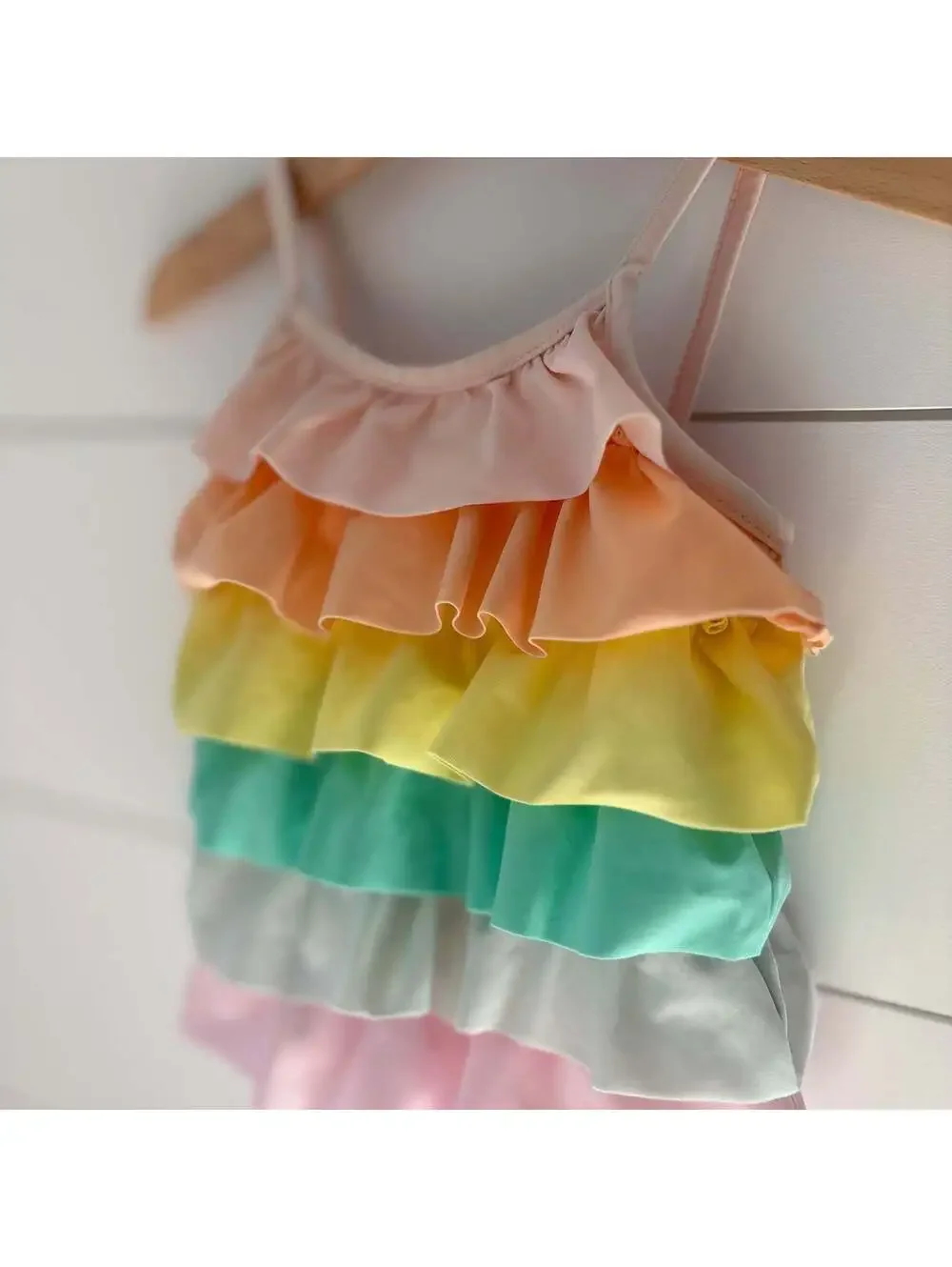 baby gap ruffled bathing suit